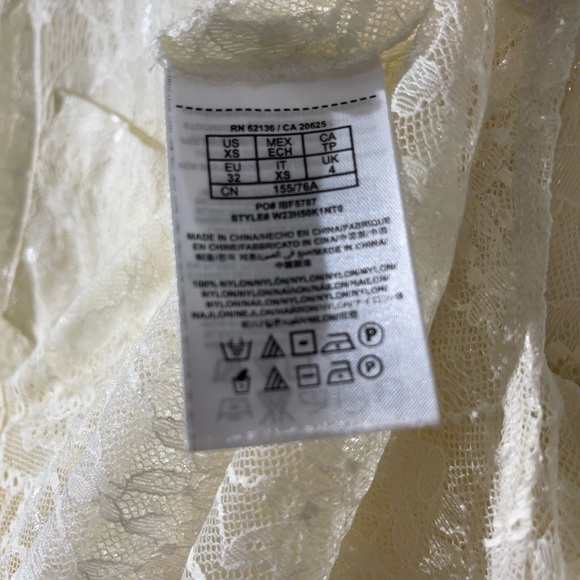 Guess Lace Woven Shirt 
Style # W23H50K1NT0 - Picture 6 of 6